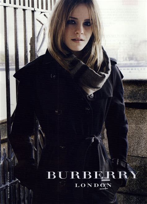 when did emma watson model for burberry|where is emma watson now.